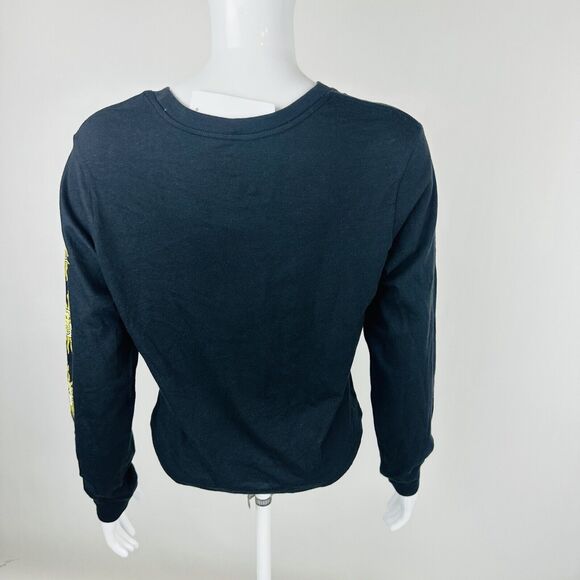 New Love Tribe Juniors Sz Small T-Shirt Sol Y La Luna Long Sleeve Black NWT - Picture 7 of 7